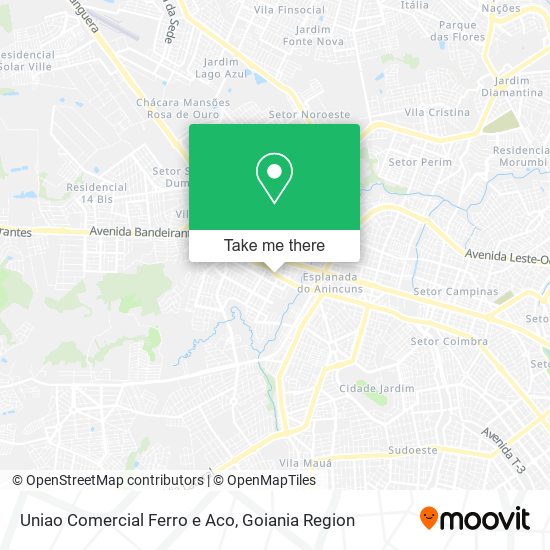 Uniao Comercial Ferro e Aco map