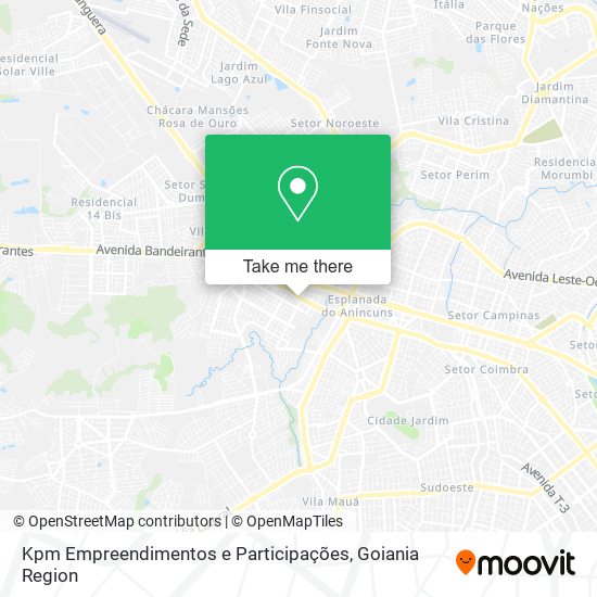 Mapa Kpm Empreendimentos e Participações