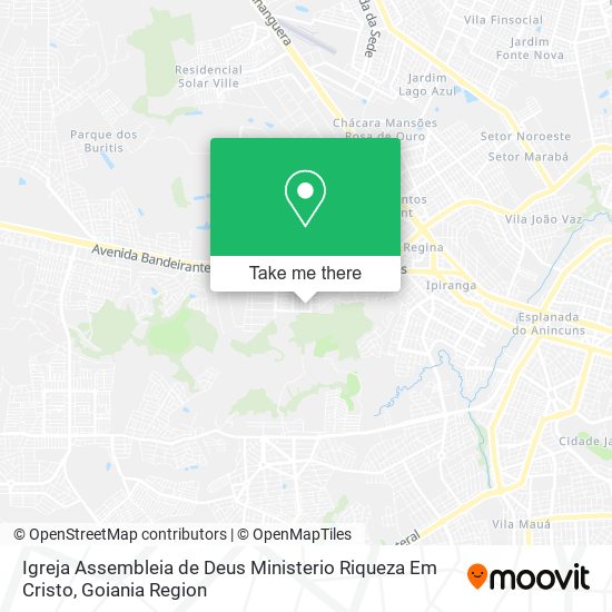 Igreja Assembleia de Deus Ministerio Riqueza Em Cristo map