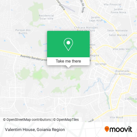 Valentim House map