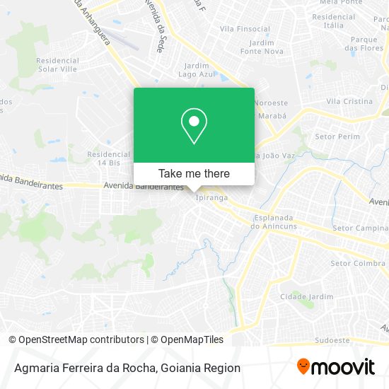 Agmaria Ferreira da Rocha map