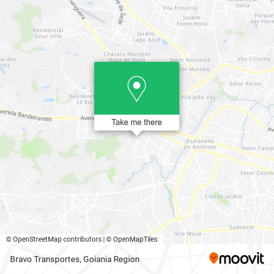 Bravo Transportes map