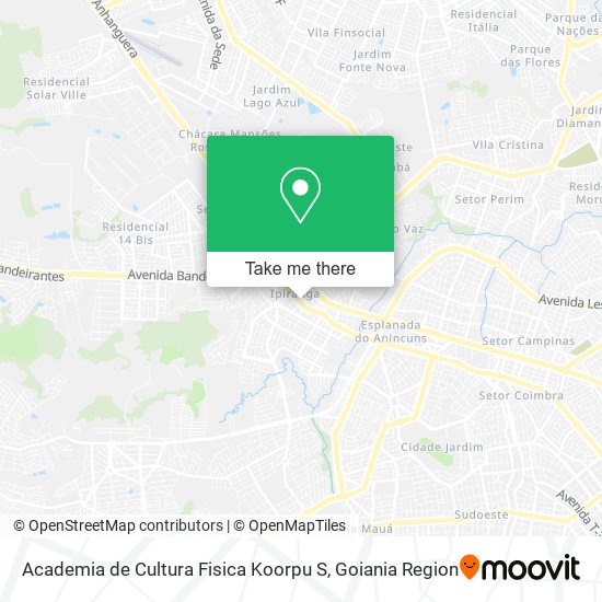 Mapa Academia de Cultura Fisica Koorpu S