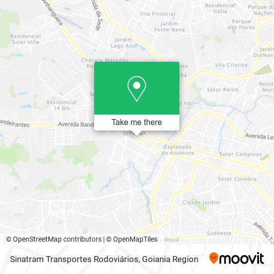 Sinatram Transportes Rodoviários map