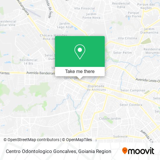 Centro Odontologico Goncalves map