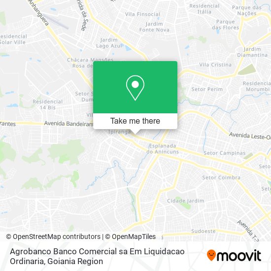 Mapa Agrobanco Banco Comercial sa Em Liquidacao Ordinaria