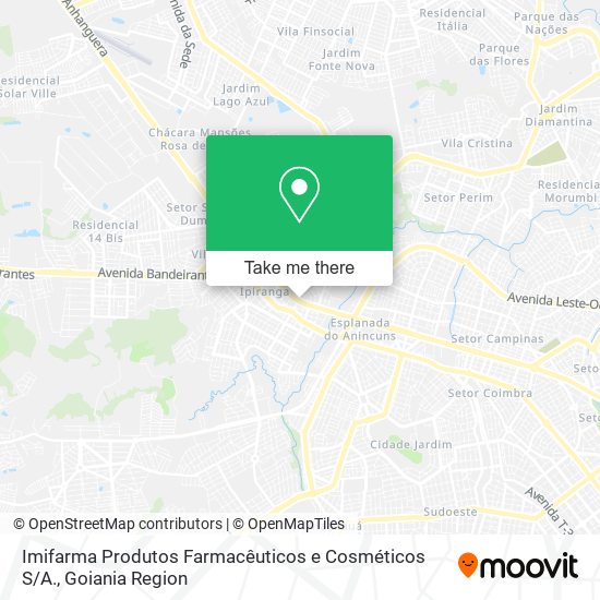 Imifarma Produtos Farmacêuticos e Cosméticos S / A. map