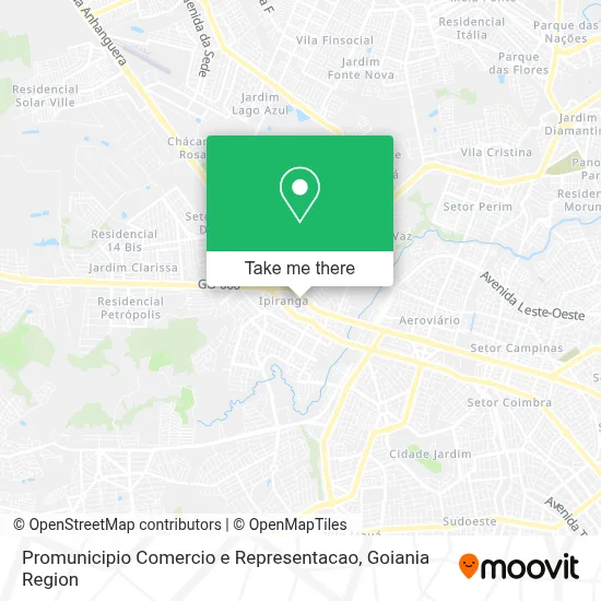 Promunicipio Comercio e Representacao map