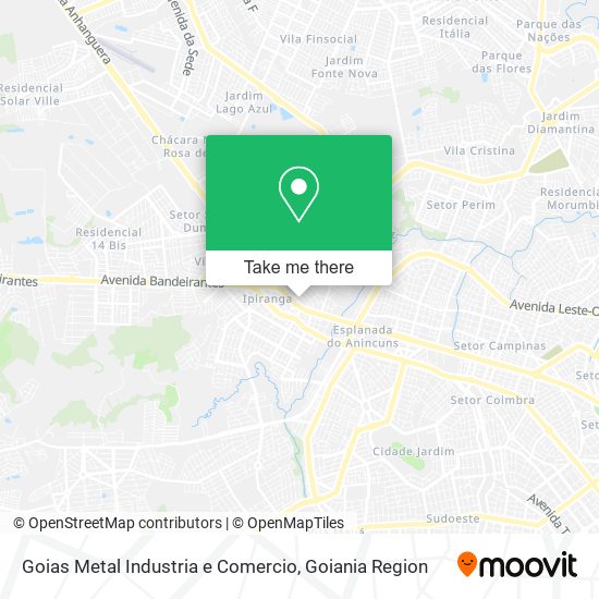 Goias Metal Industria e Comercio map