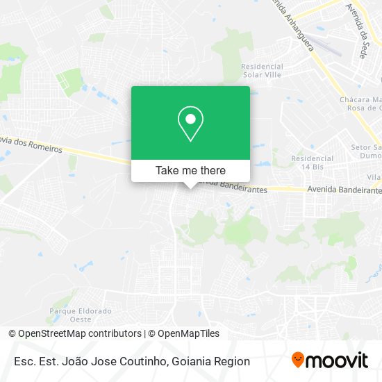 Esc. Est. João Jose Coutinho map