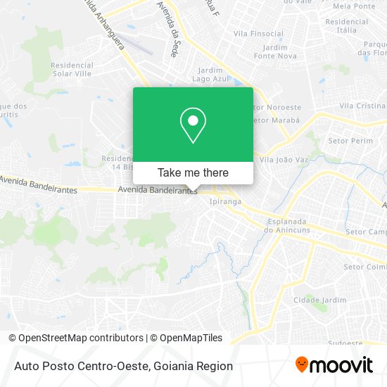 Auto Posto Centro-Oeste map