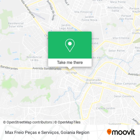 Max Freio Peças e Serviiços map