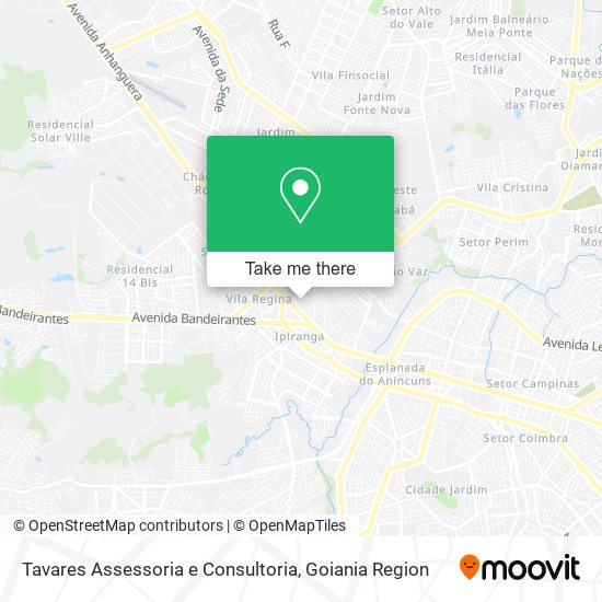 Mapa Tavares Assessoria e Consultoria