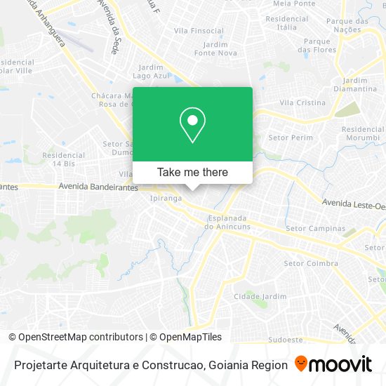 Projetarte Arquitetura e Construcao map