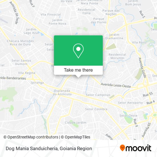 Dog Mania Sanduicheria map