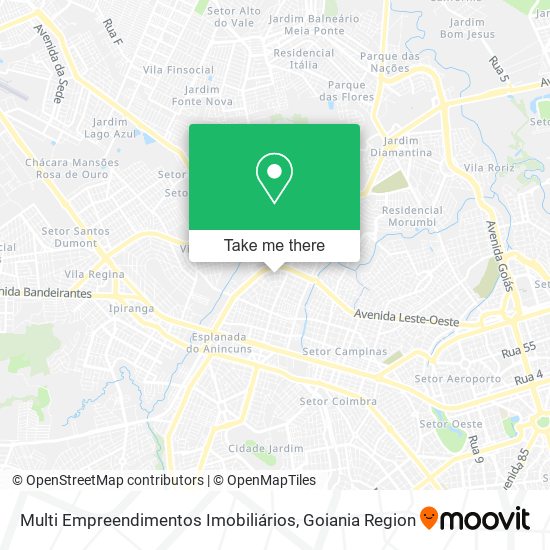 Mapa Multi Empreendimentos Imobiliários