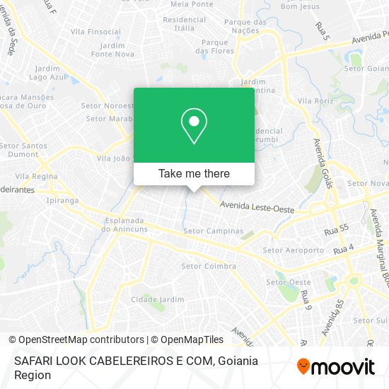 Mapa SAFARI LOOK CABELEREIROS E COM