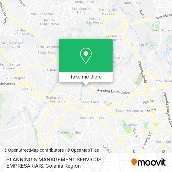 PLANNING & MANAGEMENT SERVICOS EMPRESARIAIS map