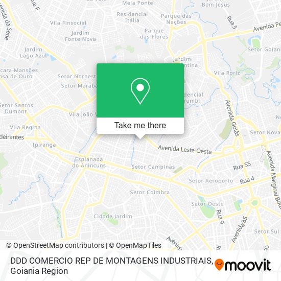 DDD COMERCIO REP DE MONTAGENS INDUSTRIAIS map