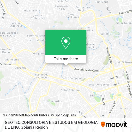 GEOTEC CONSULTORIA E ESTUDOS EM GEOLOGIA DE ENG map