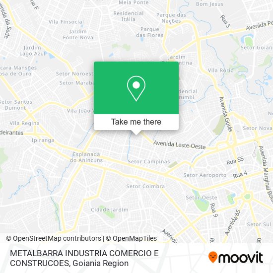 METALBARRA INDUSTRIA COMERCIO E CONSTRUCOES map