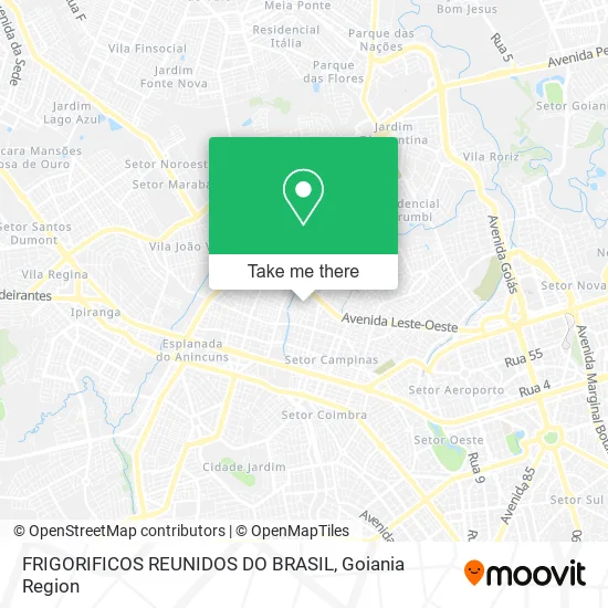 FRIGORIFICOS REUNIDOS DO BRASIL map