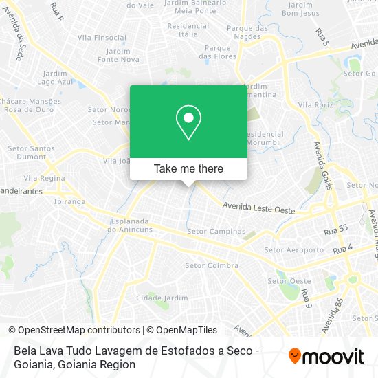 Bela Lava Tudo Lavagem de Estofados a Seco - Goiania map