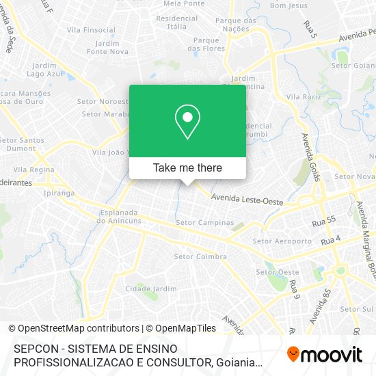 Mapa SEPCON - SISTEMA DE ENSINO PROFISSIONALIZACAO E CONSULTOR