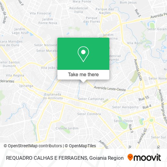 REQUADRO CALHAS E FERRAGENS map