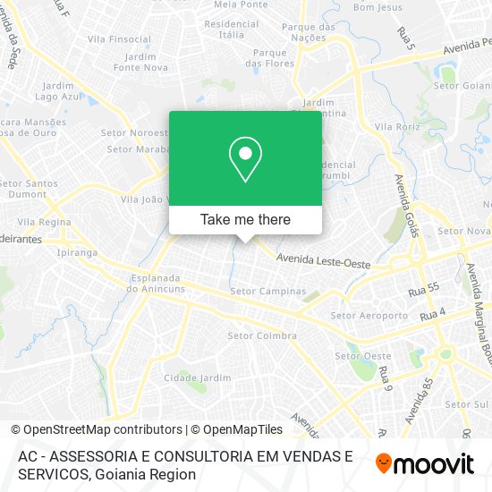 AC - ASSESSORIA E CONSULTORIA EM VENDAS E SERVICOS map