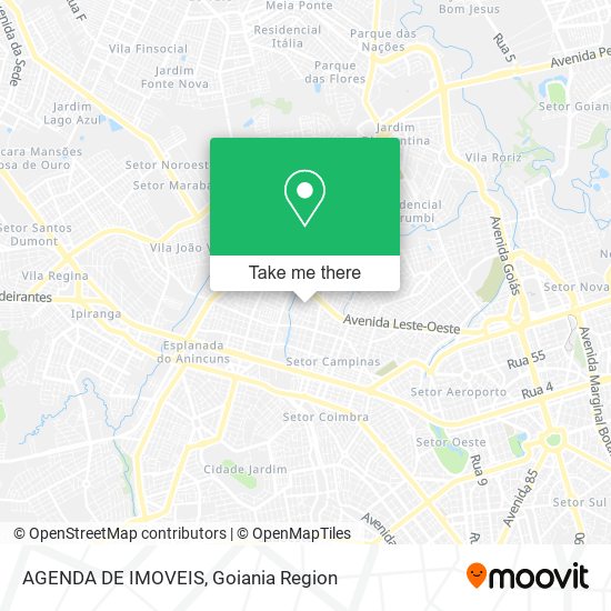 Mapa AGENDA DE IMOVEIS