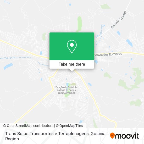 Trans Solos Transportes e Terraplenagens map