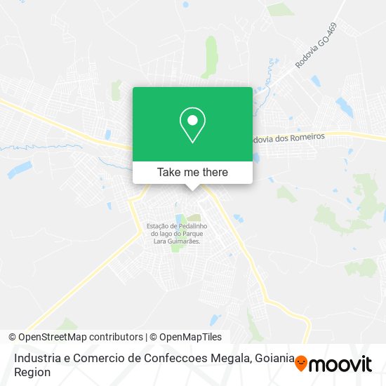 Industria e Comercio de Confeccoes Megala map