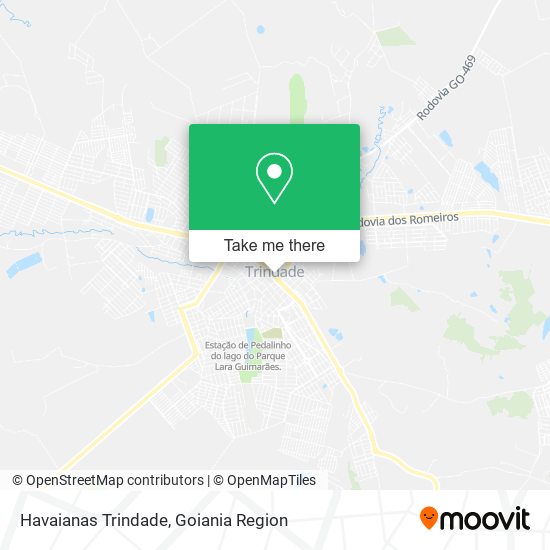 Havaianas Trindade map