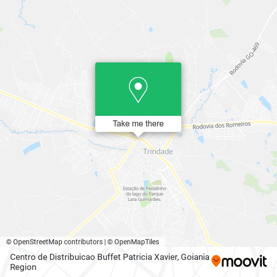Mapa Centro de Distribuicao Buffet Patricia Xavier
