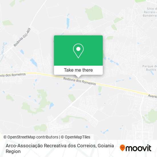 Arco-Associação Recreativa dos Correios map