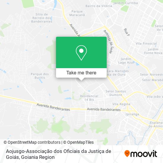 Mapa Aojusgo-Associação dos Oficiais da Justiça de Goiás