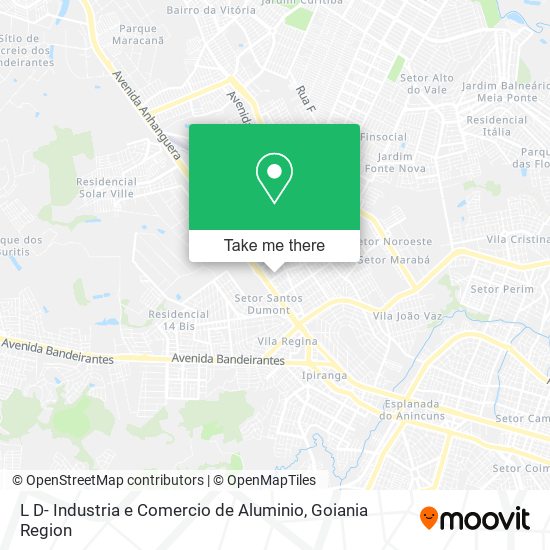 L D- Industria e Comercio de Aluminio map