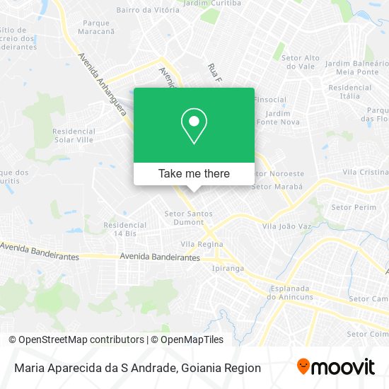 Mapa Maria Aparecida da S Andrade