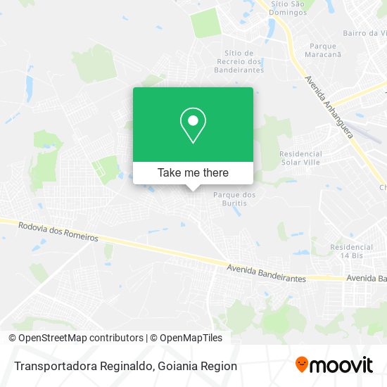 Transportadora Reginaldo map