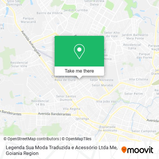 Mapa Legenda Sua Moda Traduzida e Acessório Ltda Me