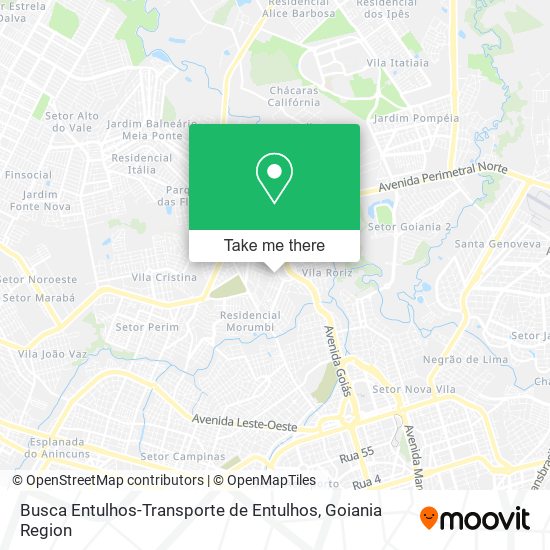 Busca Entulhos-Transporte de Entulhos map