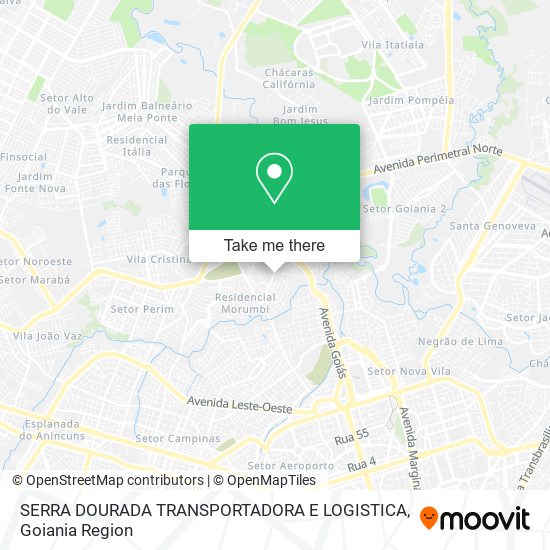 SERRA DOURADA TRANSPORTADORA E LOGISTICA map