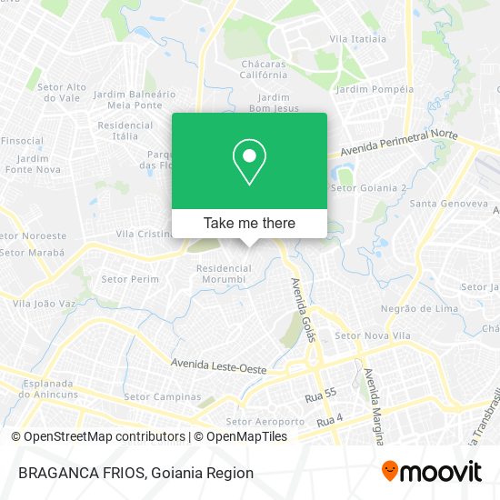 BRAGANCA FRIOS map