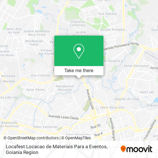 Locafest Locacao de Materiais Para a Eventos map