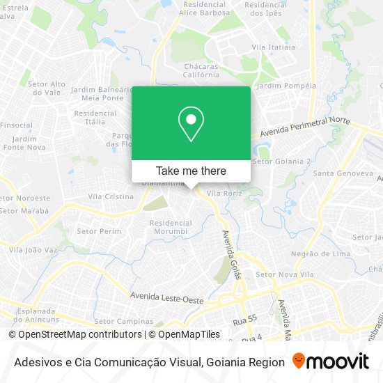 Adesivos e Cia Comunicação Visual map