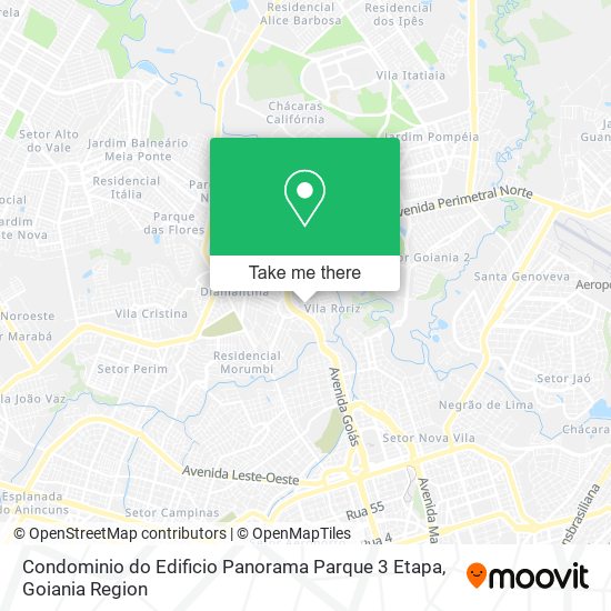 Condominio do Edificio Panorama Parque 3 Etapa map