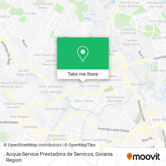 Mapa Acqua-Service Prestadora de Servicos