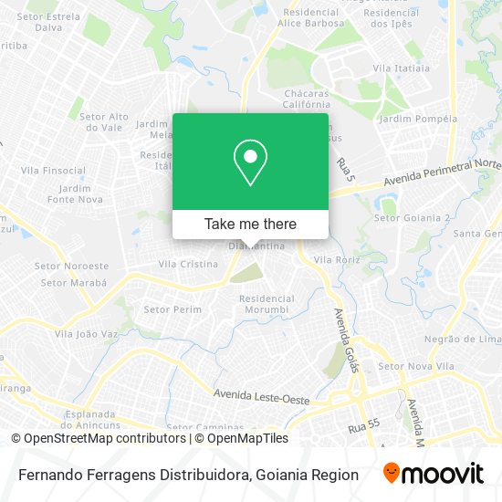 Mapa Fernando Ferragens Distribuidora