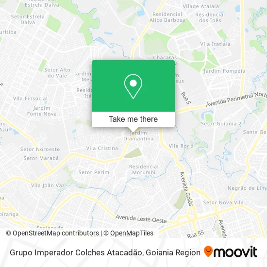 Grupo Imperador Colches Atacadão map